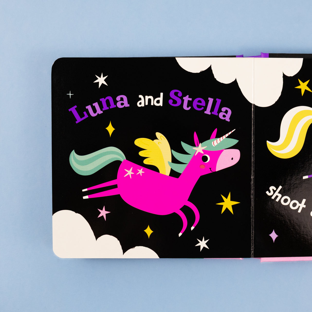 Unicorns - High Contrast Neon Board Book