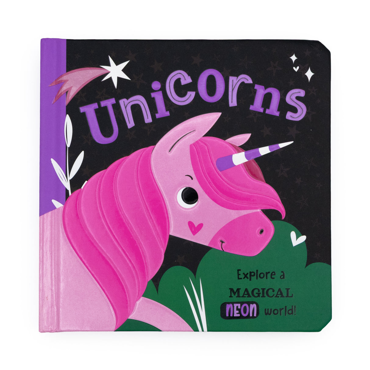 Unicorns - High Contrast Neon Board Book