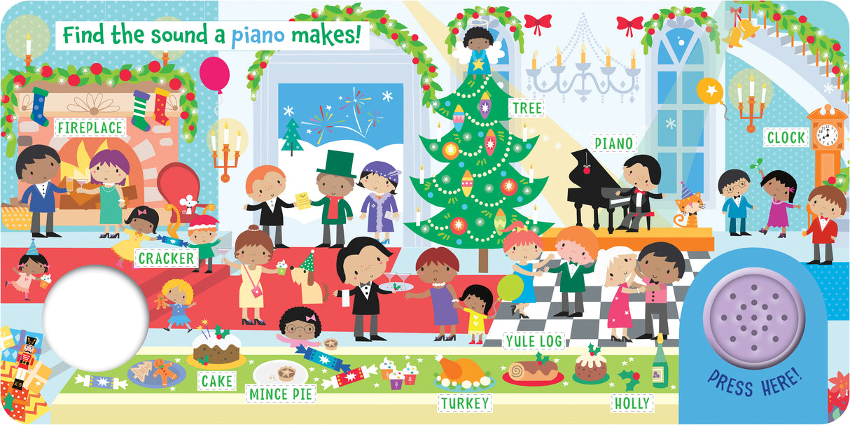 Christmas First Words - Can You Find The Right Noise? - Children’s Sound Book