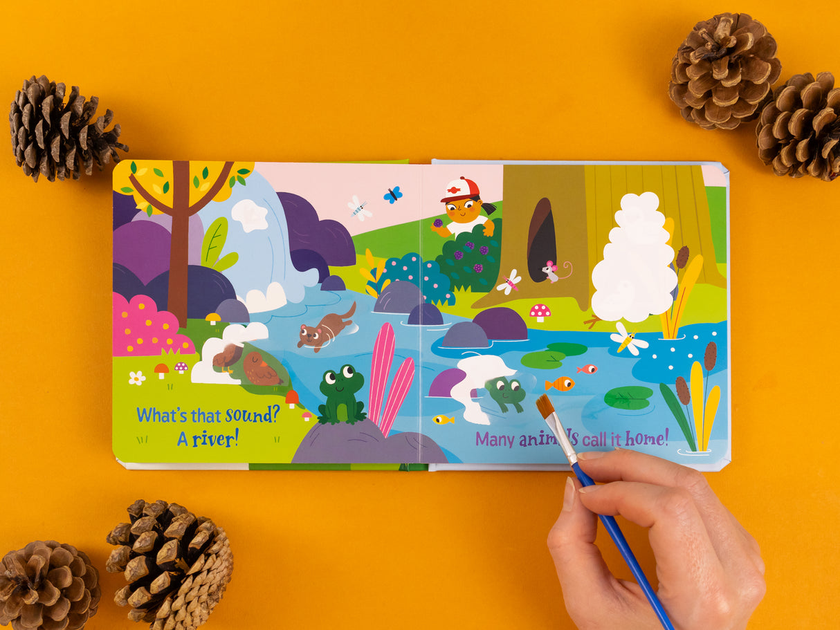 Magic Painting Book – Woods - Mess-Free Water Reveal Board Book