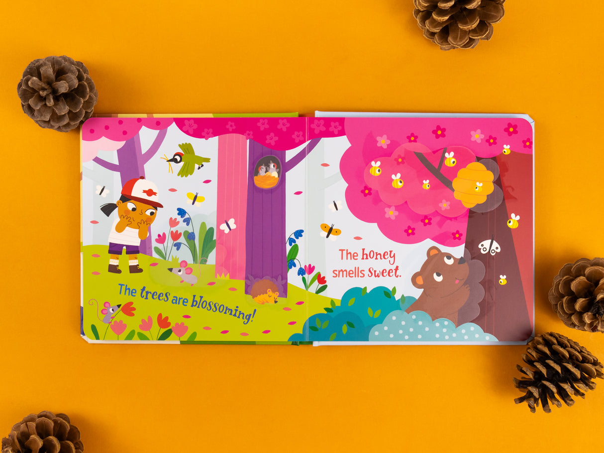 Magic Painting Book – Woods - Mess-Free Water Reveal Board Book