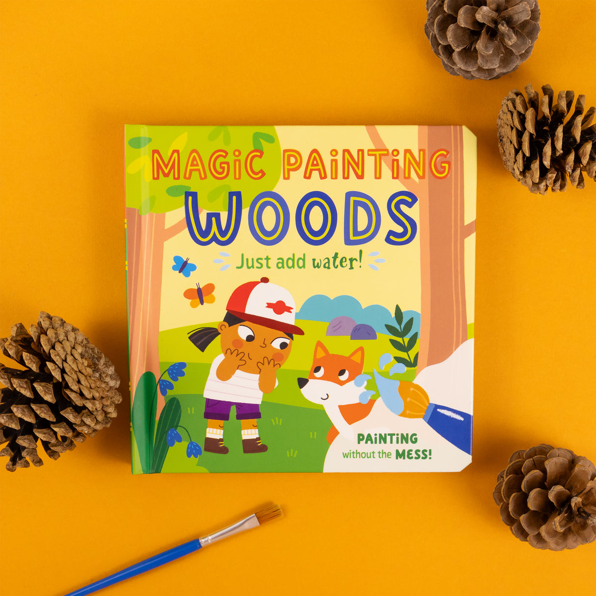 Magic Painting Book – Woods - Mess-Free Water Reveal Board Book