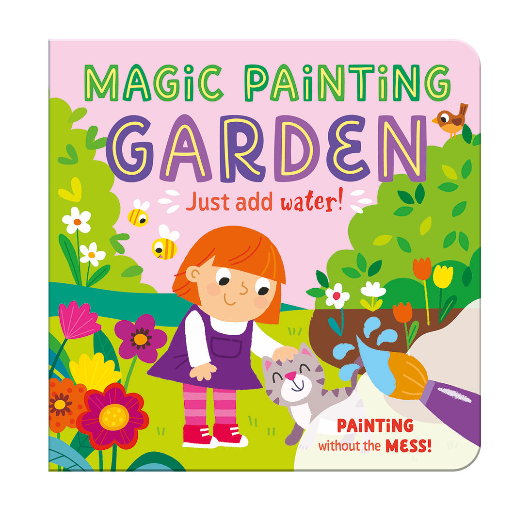 Magic Painting Book – Garden - Mess-Free Water Reveal Board Book