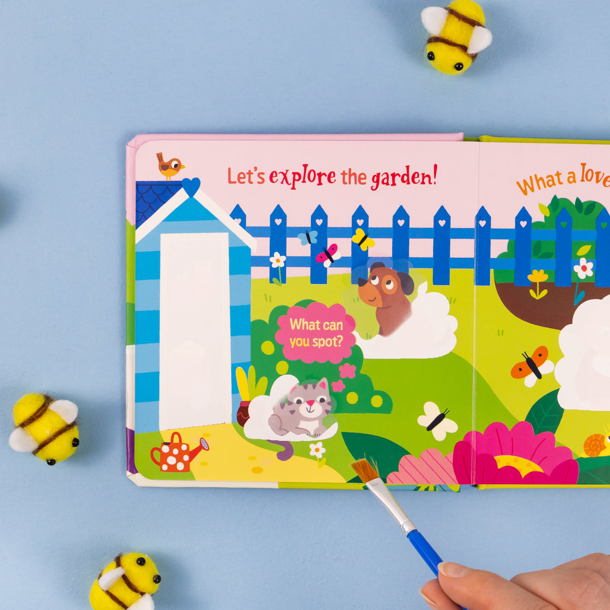 Magic Painting Book – Garden - Mess-Free Water Reveal Board Book