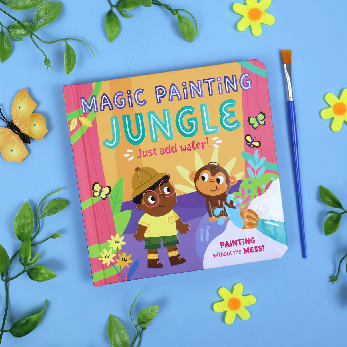 Magic Painting Book – Jungle - Mess-Free Water Reveal Board Book