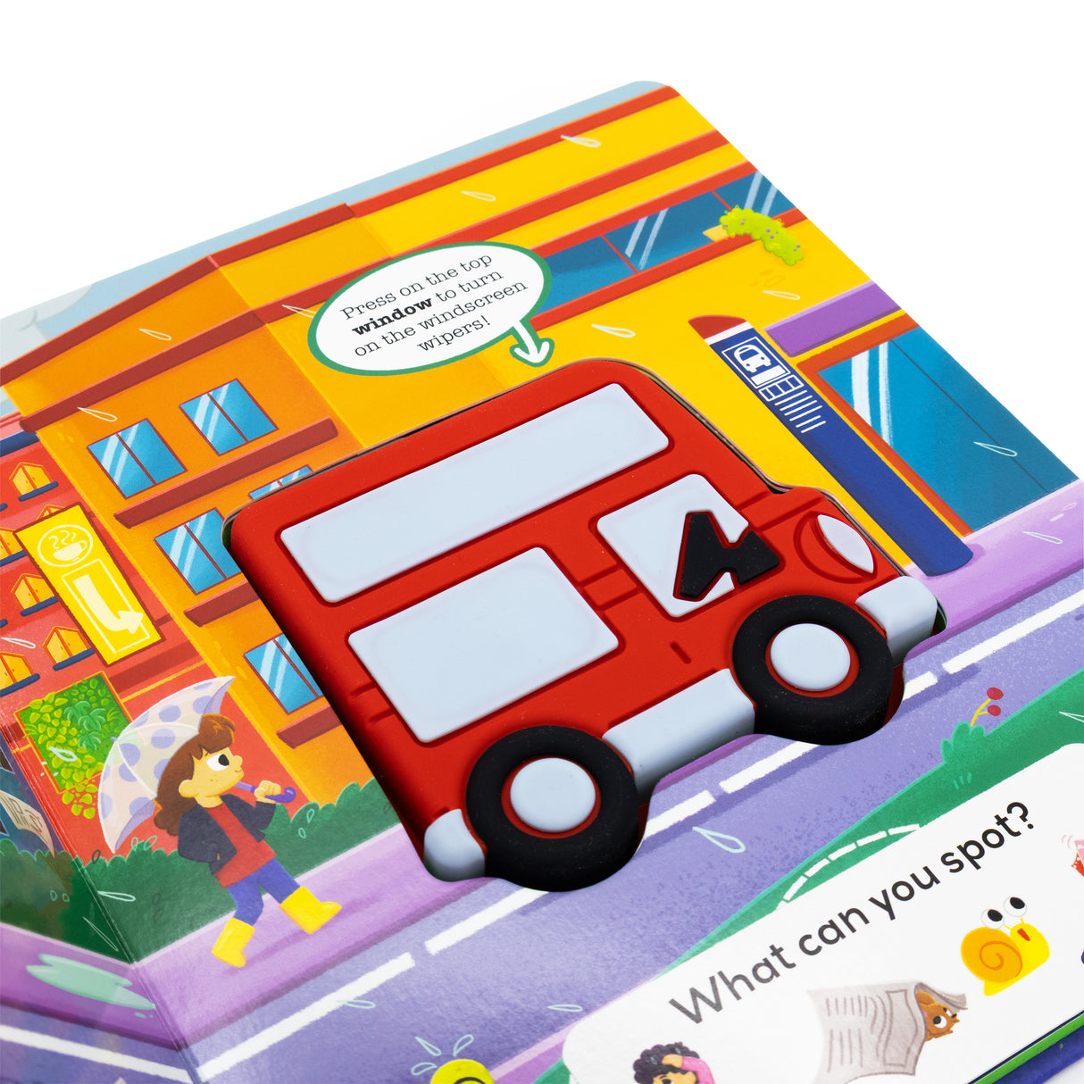 Beep Beep Bus - Squishy Sound Book for Toddlers