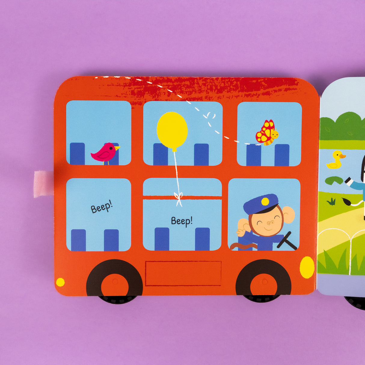 My First Bus – Chunky Wheeled Board Book for Toddlers – Push-Along Animal Story Book – Ages 3+