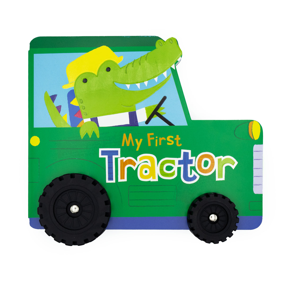 My First Tractor – Chunky Wheeled Board Book for Toddlers – Push-Along Animal Story Book – Ages 3+