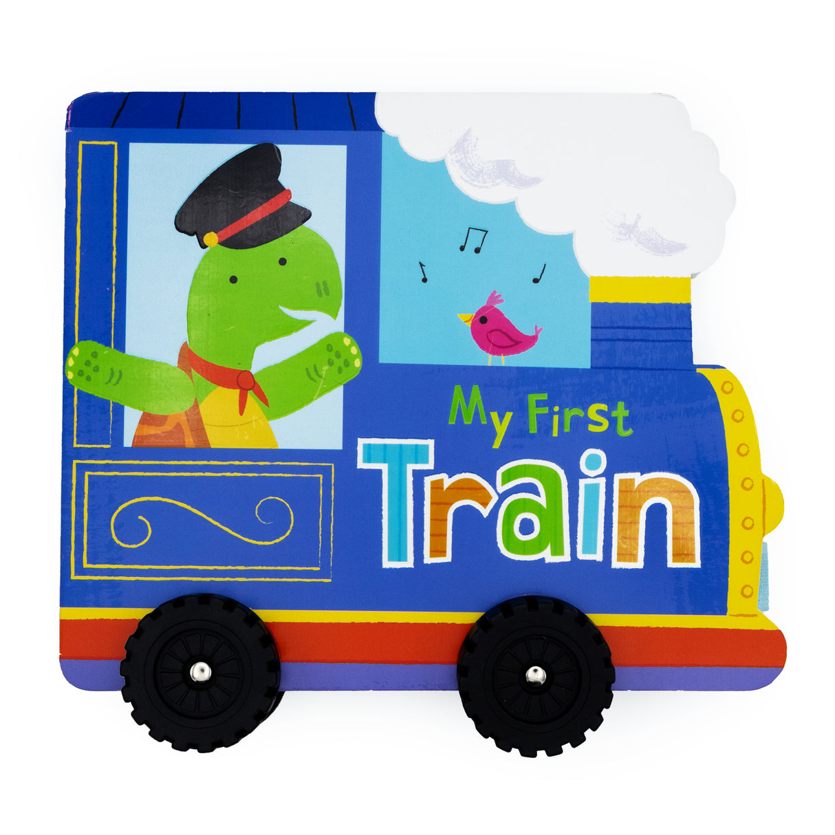 My First Train – Chunky Wheeled Board Book for Toddlers – Push-Along Animal Story Book – Ages 3+