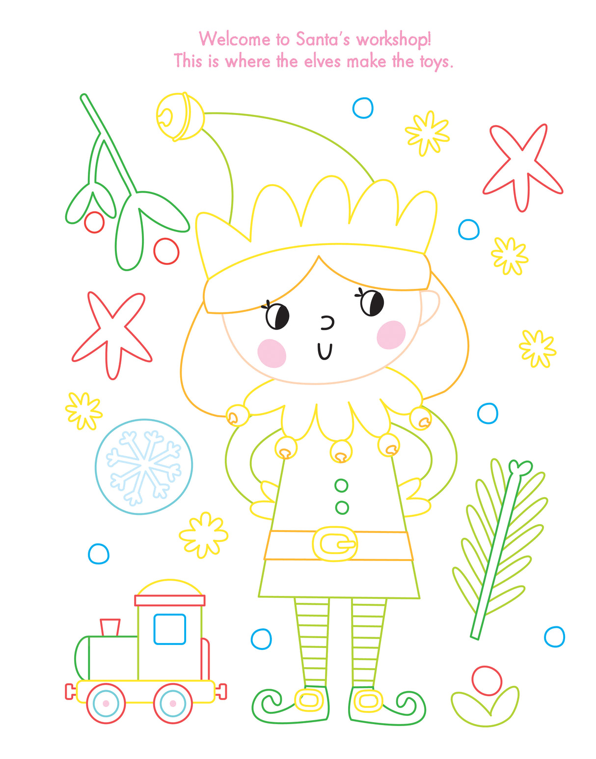 My Gem Art Colouring Book: Christmas - Includes 1000 Coloured Gems