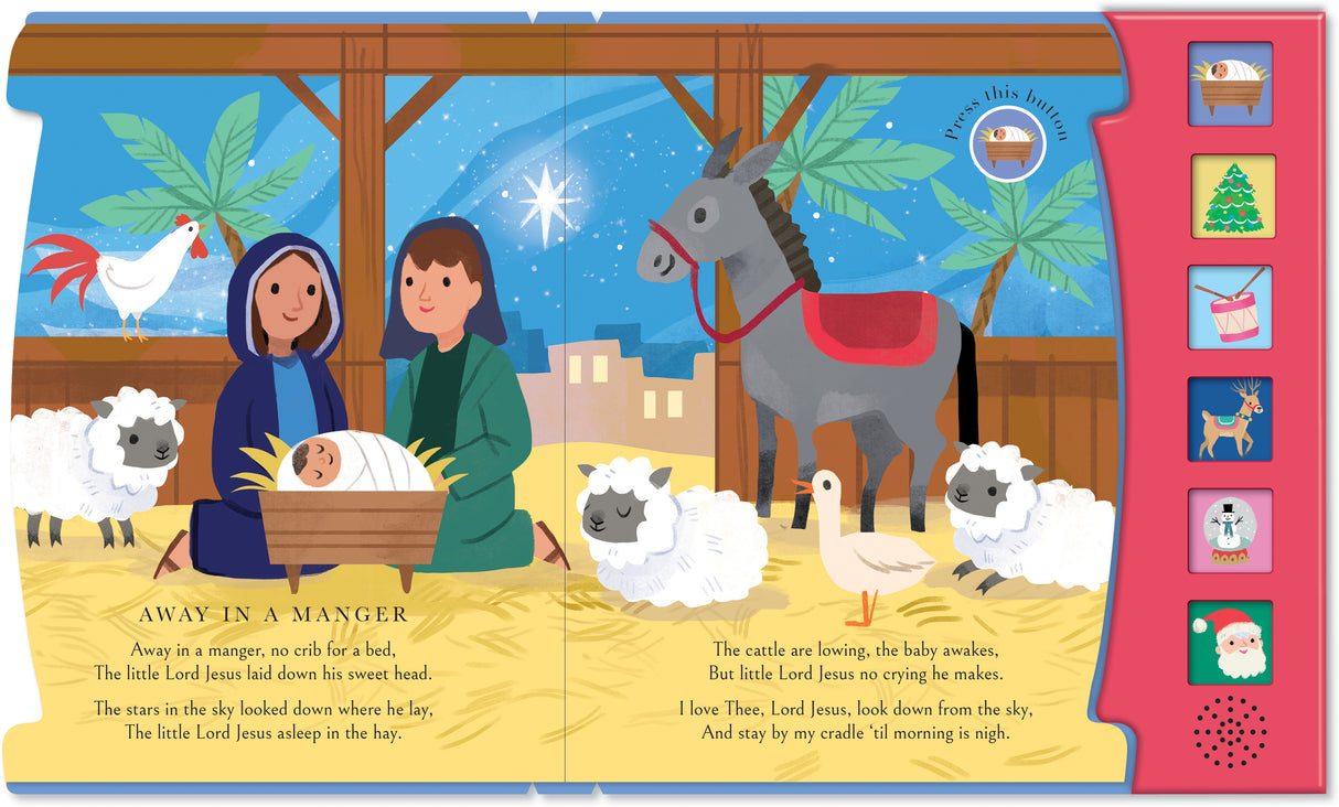 Christmas Songs - Children's 6 Button Sound Book