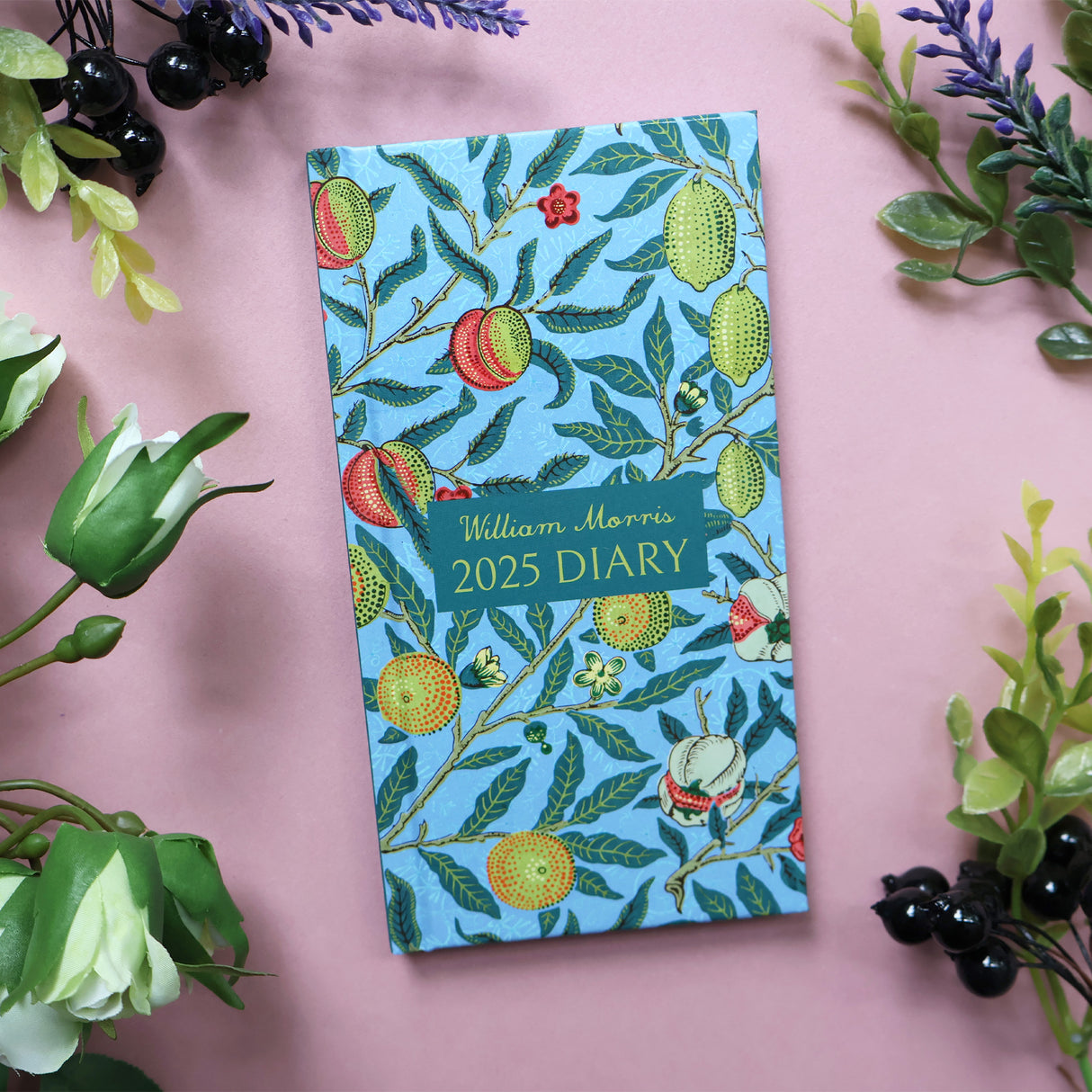 William Morris 2025 Slim Weekly View Diary
