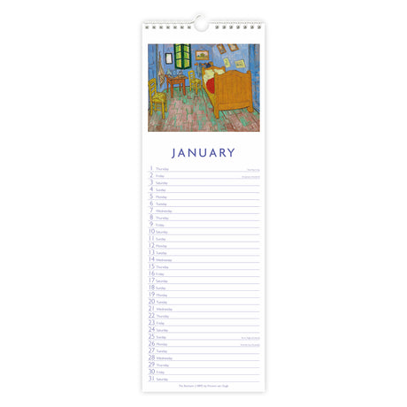 Fine Art 2026 Slim Wall Calendar