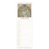 Art Nouveau Slim 2026 Wall Calendar