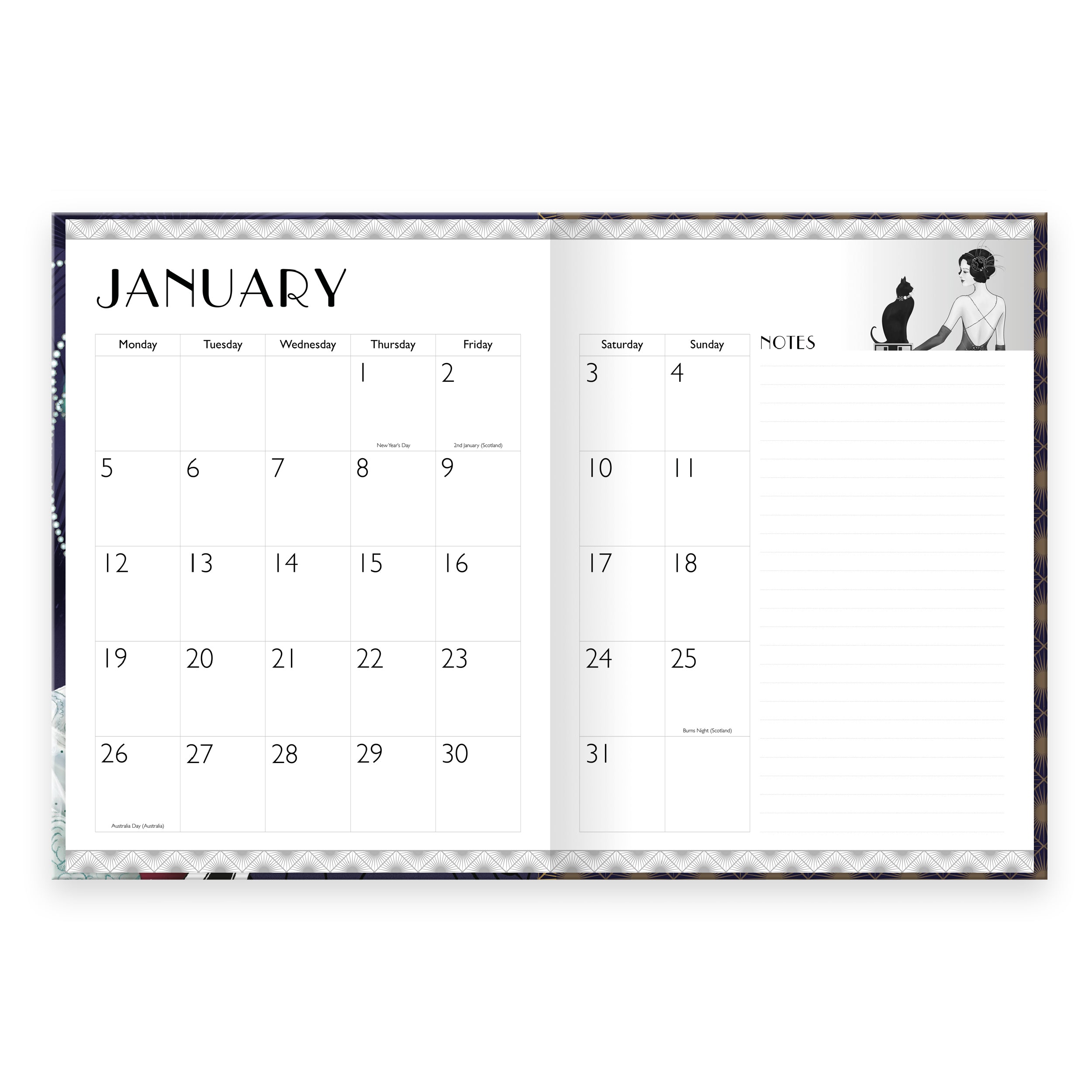 Claire Coxon Art Deco 2026 Calendars, Planners & Diaries – Robert
