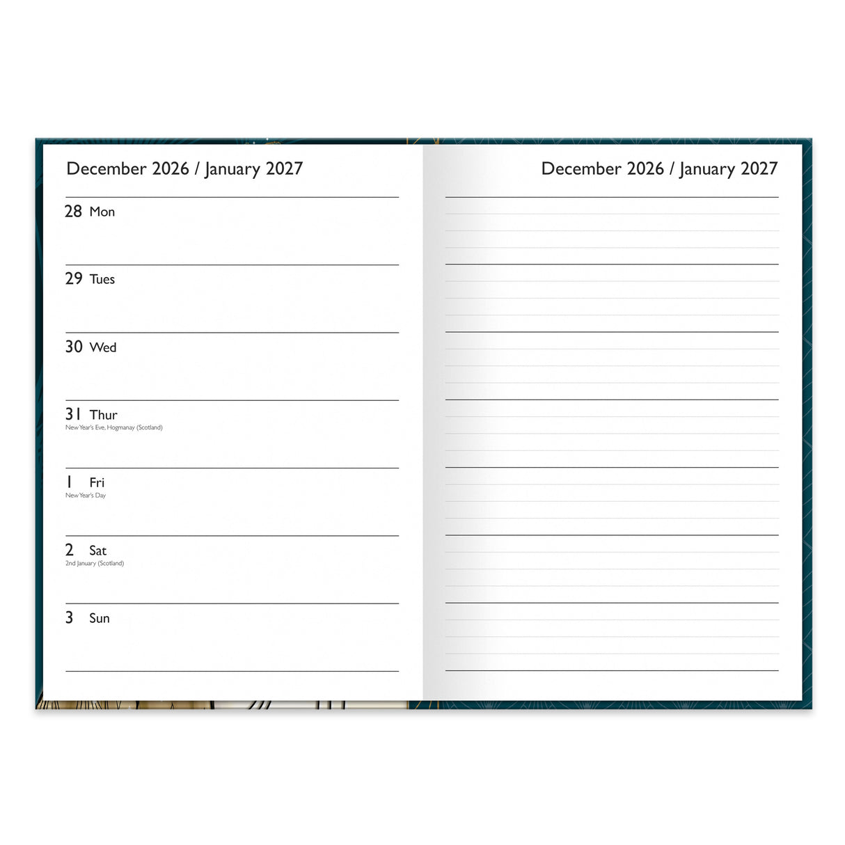 Claire Coxon Art Deco A5 Diary 2027