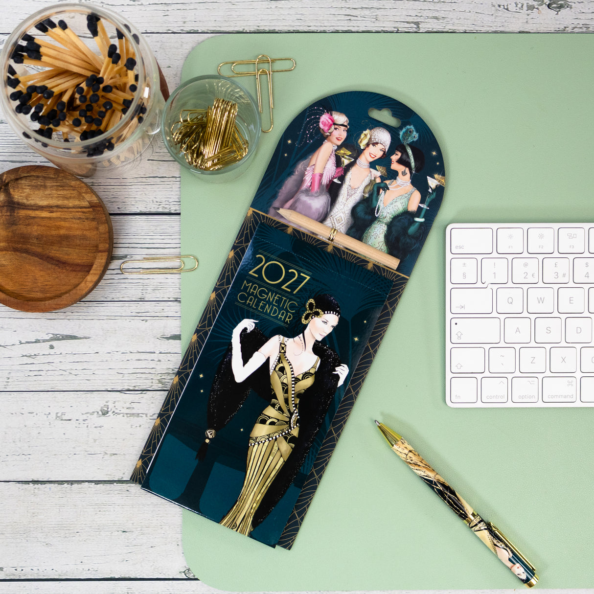 Claire Coxon Art Deco Magnetic Planner 2027