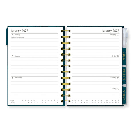 Claire Coxon Art Deco Organiser Diary 2027