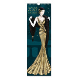 Claire Coxon Art Deco Slim Wall Calendar 2027