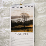 Mindfulness Slim Wall Calendar 2027