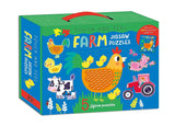 Touch and Feel Puzzle and Board Book Set - Farm - Tactile Fun For Children