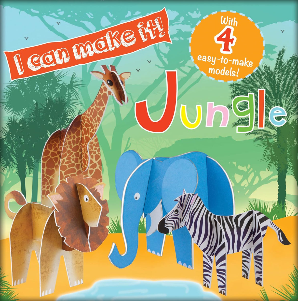 I Can Make It Jungle Animals Kit -  Children’s Model Book