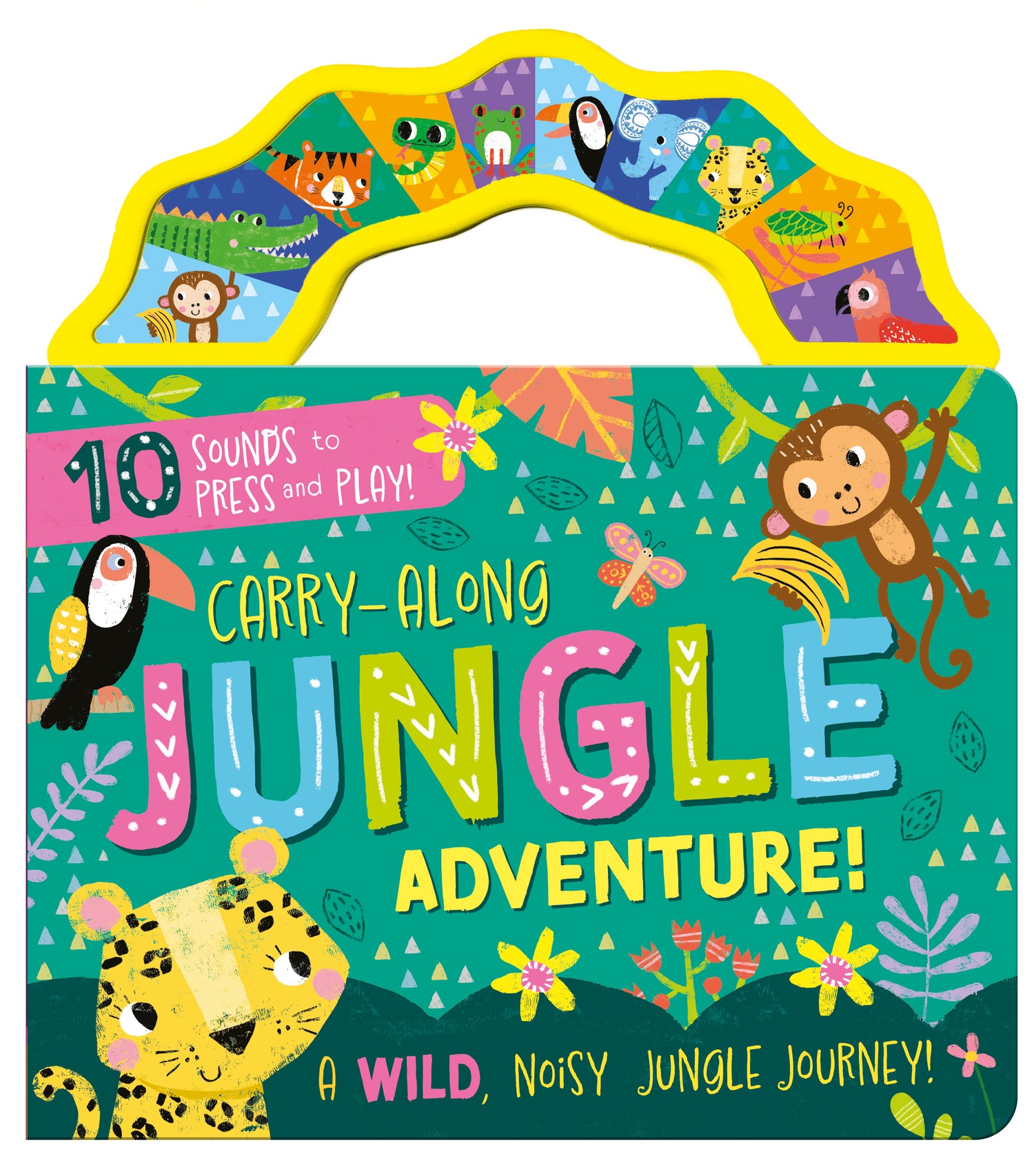 Carry Along Carry-Along Jungle Adventure – Children’s 10 Button Sound Book – Robert ...
