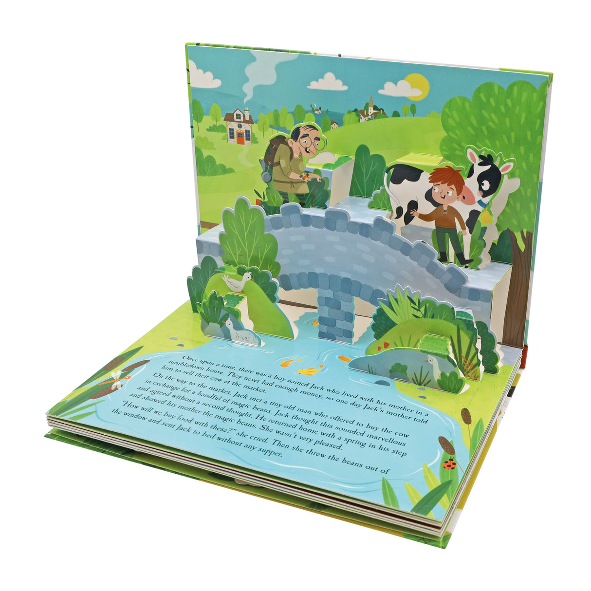 Jack And The Beanstalk - Children’s Fairy Tale Pop-Up Book