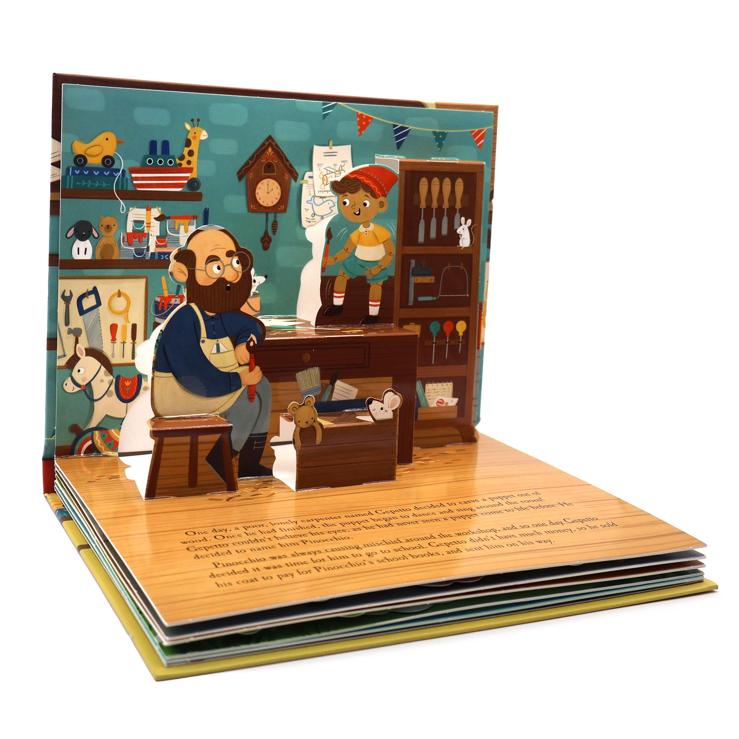 ピノキオ Pinocchio A Purnell Pop-up Book 絵本 Pinocchio - Children's Fairy Tale Pop-Up Book – Robert Frederick