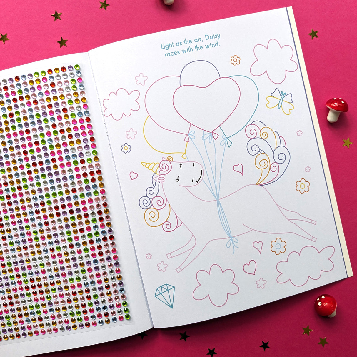 My Gem Art Colouring Book: Unicorns - 1000 Sparkling Gems for Kids