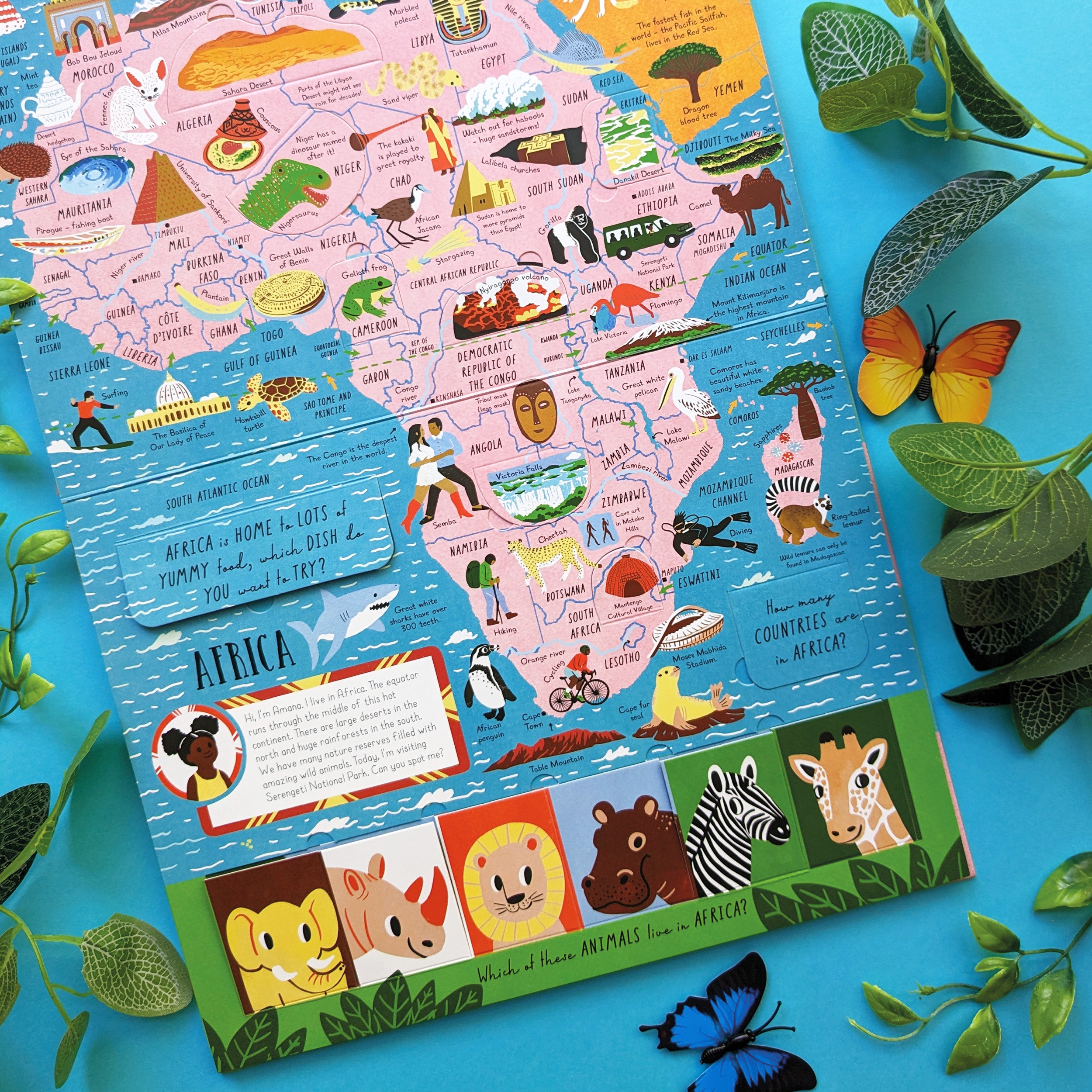 Children's World Atlas – Lift-the-Flap Book – Robert Frederick