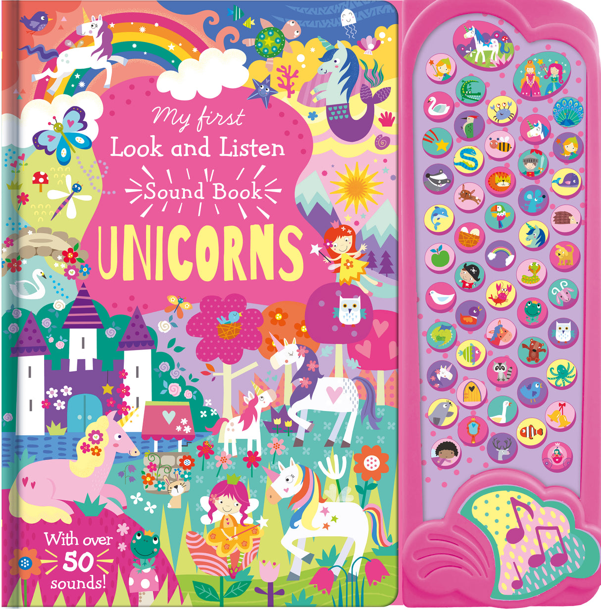 My First Look and Listen Unicorns - Children's 50 Button Sound Book