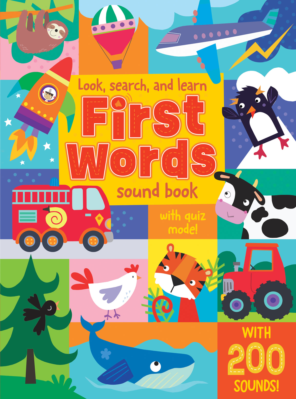 Look, Search and Learn First Words Sound  Book - Includes 350 Sounds
