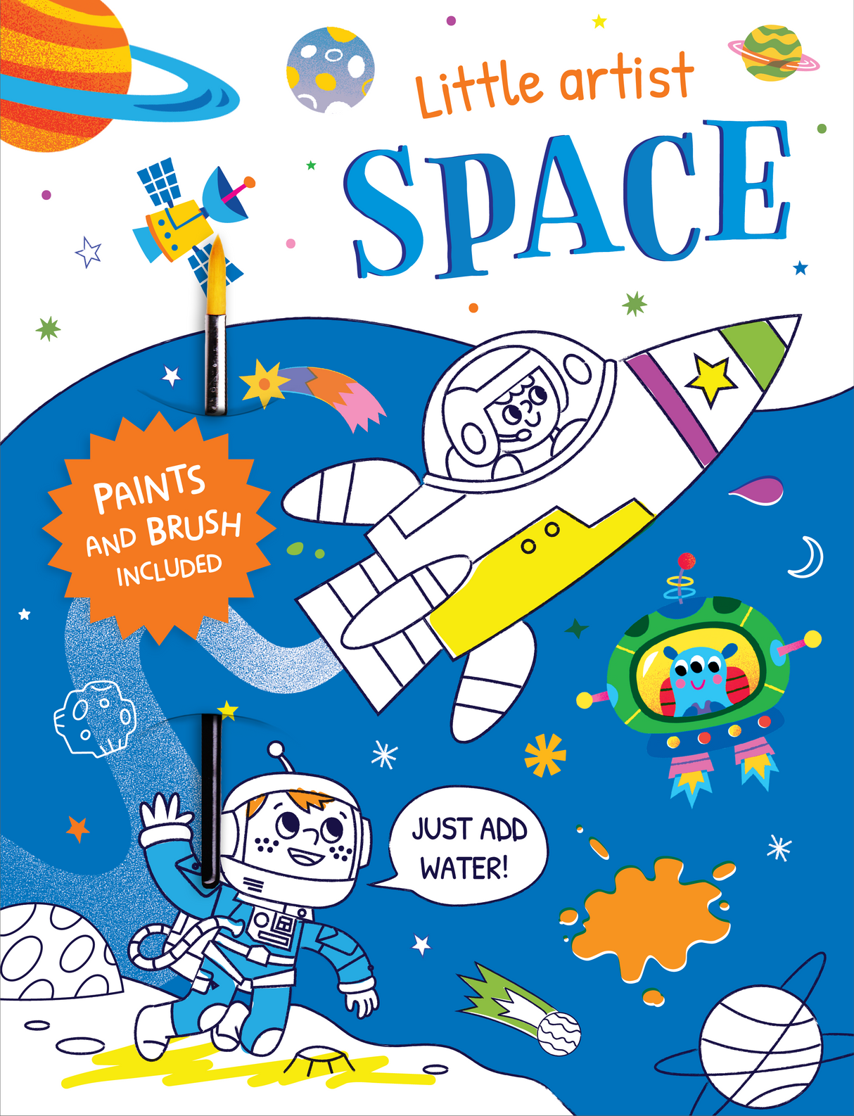 Little Artist Magic Painting Book – Space