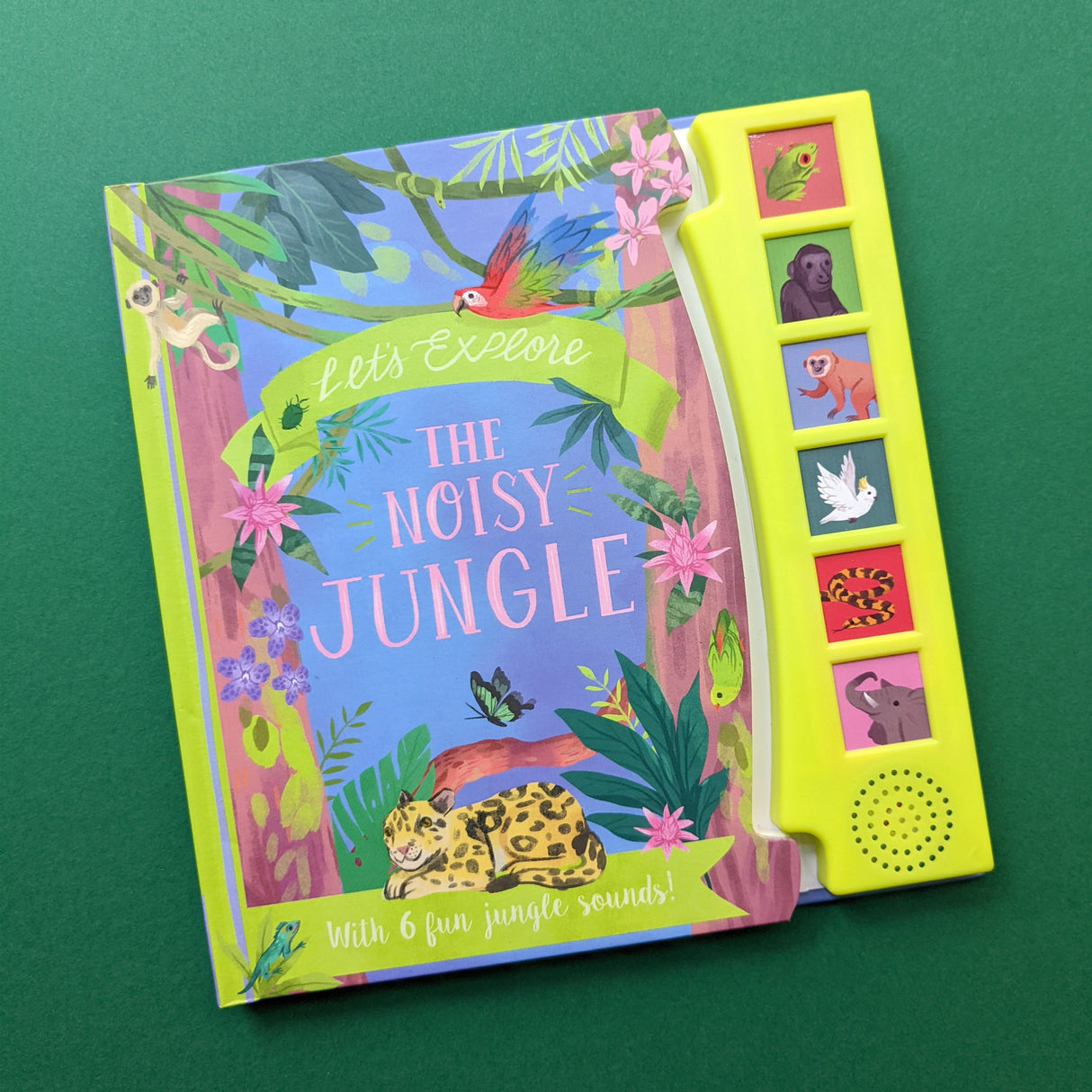 Let’s Explore The Noisy Jungle - Children's 6 Button Sound Book