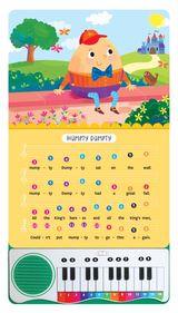 Humpty Dumpty - Colour-Coded Nursery Rhyme Piano Book