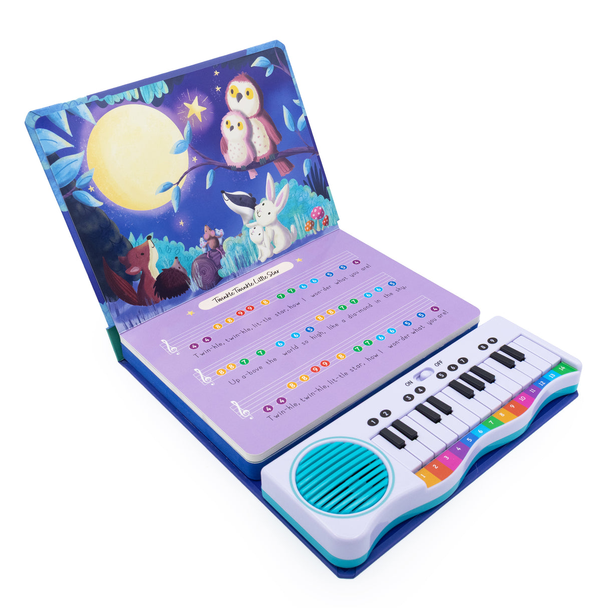 Bedtime Lullaby - Colour-Coded Piano Book