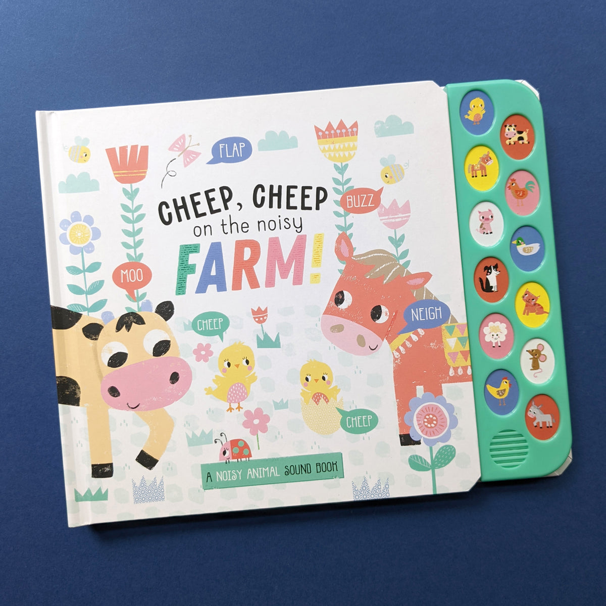 Cheep Code Book Cheep Cheep On The Noisy Farm - Children's 12 Button Sound Book ...