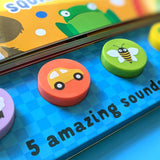 My First Words Squishy Sound Book - 5 Sound Buttons To Press And Play - Great Fun For Children Aged 3 Years Upward