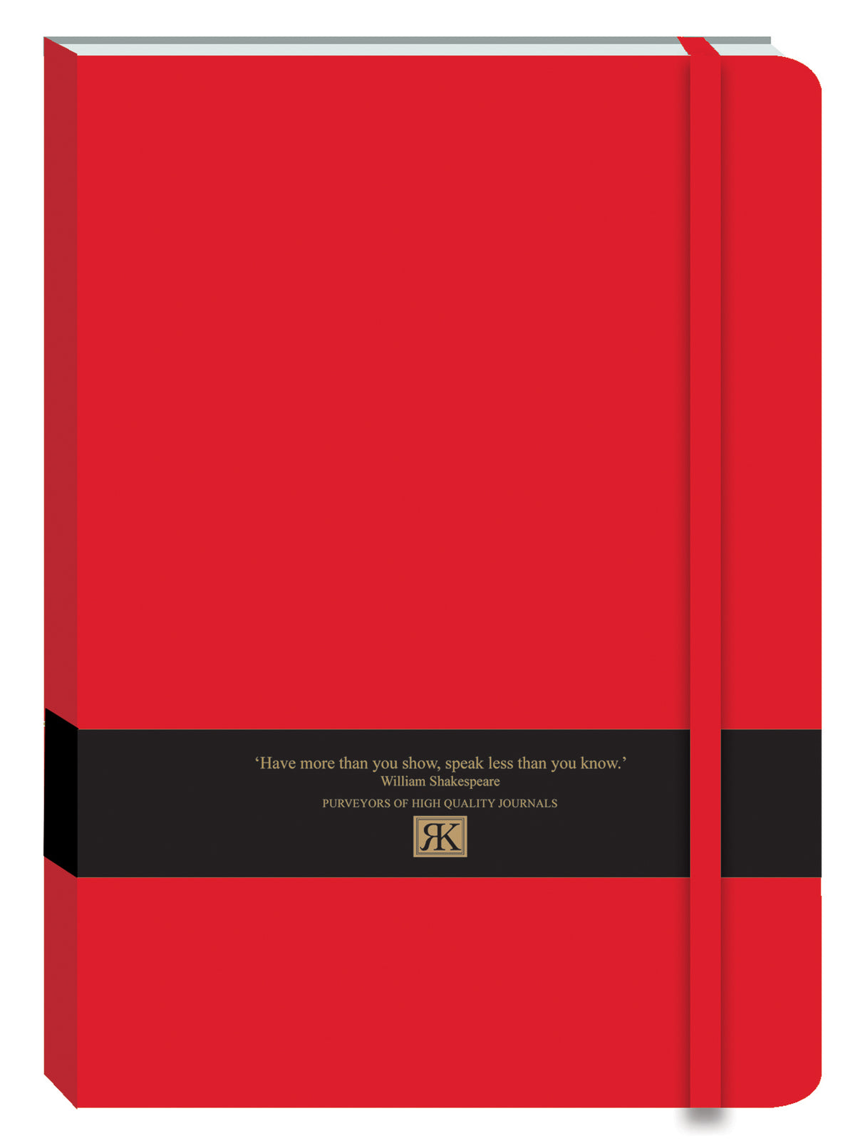 RK Journal Notebook – Red B5 Design
