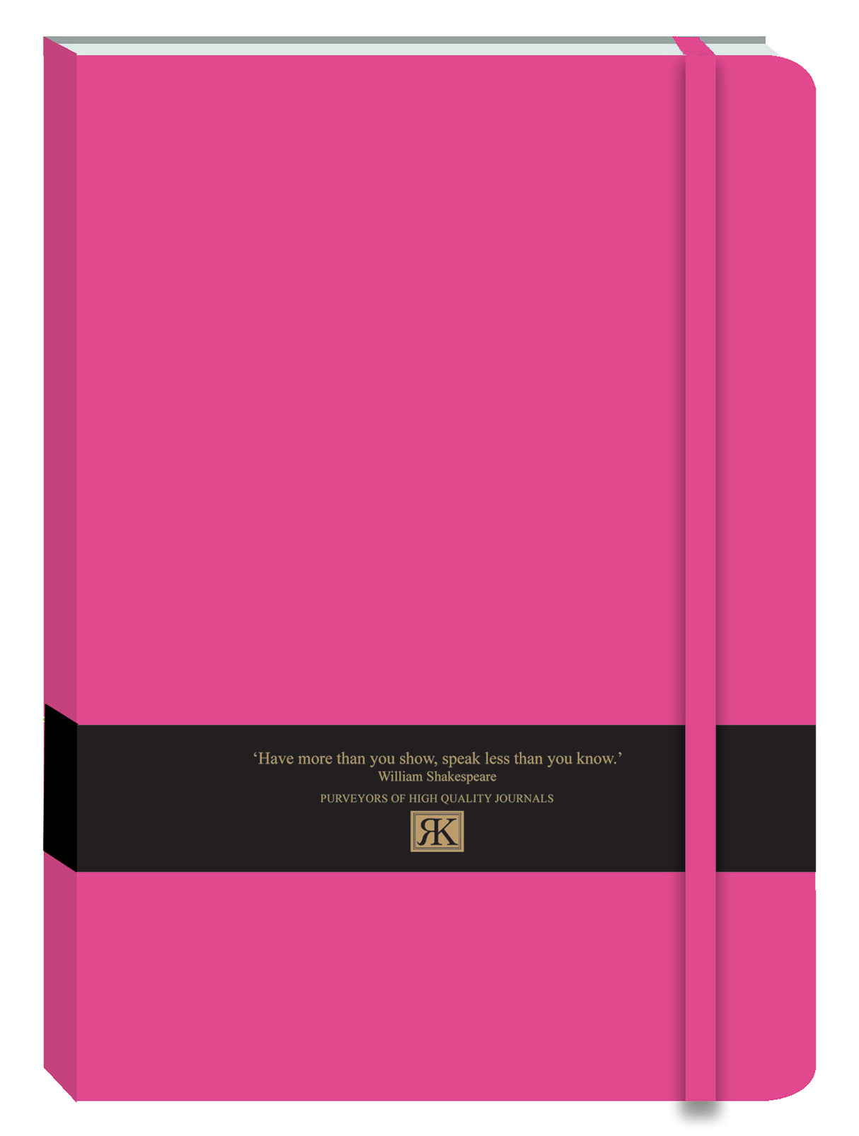RK Journal Notebook – Bright Pink B5 Design