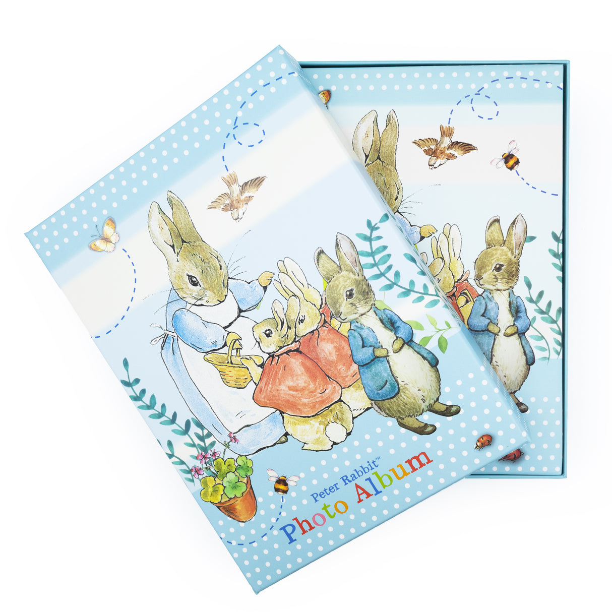 Peter Rabbit Portrait Photograph Album in Gift Box - Holds 100 Photos
