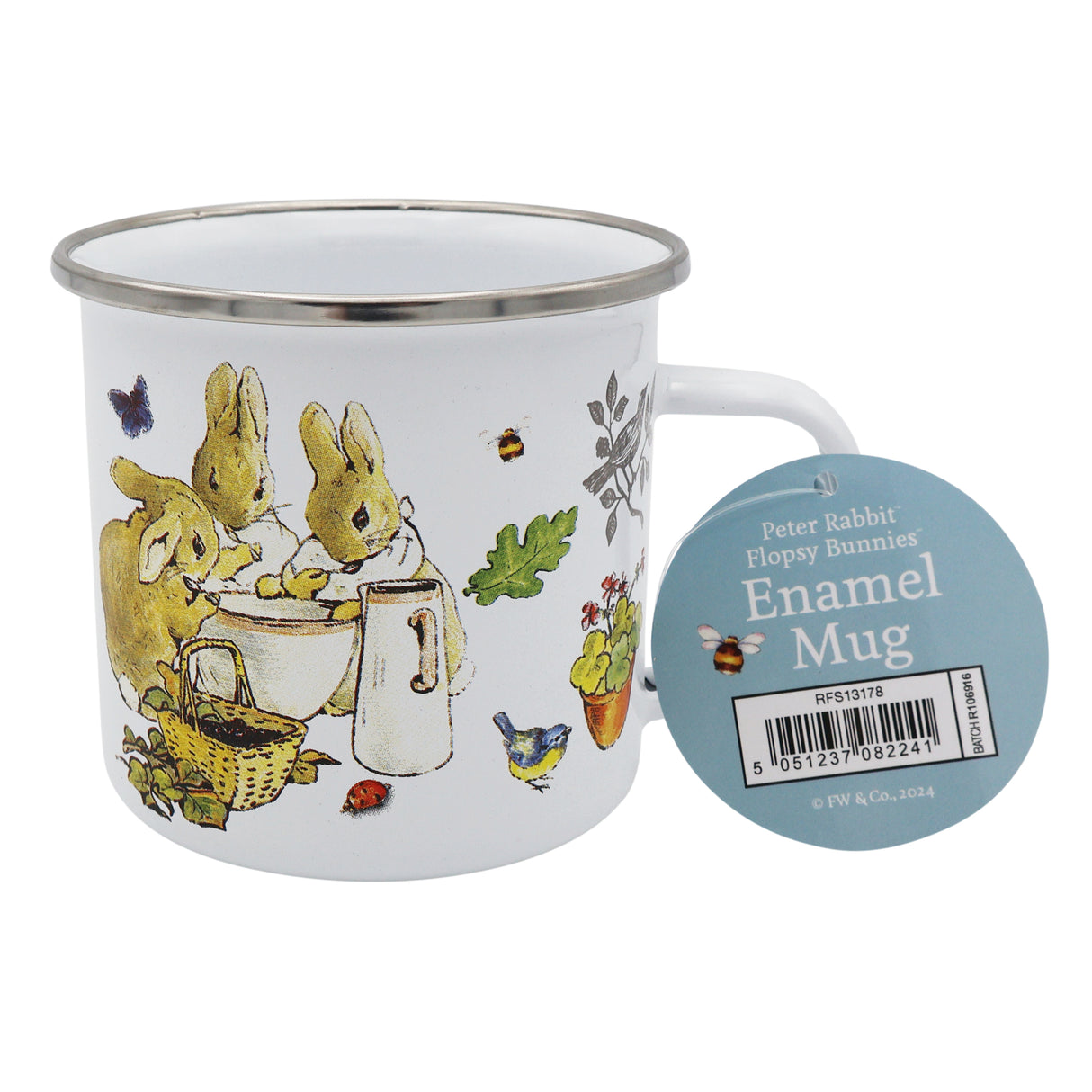 Flopsy Bunnies Enamel Mug