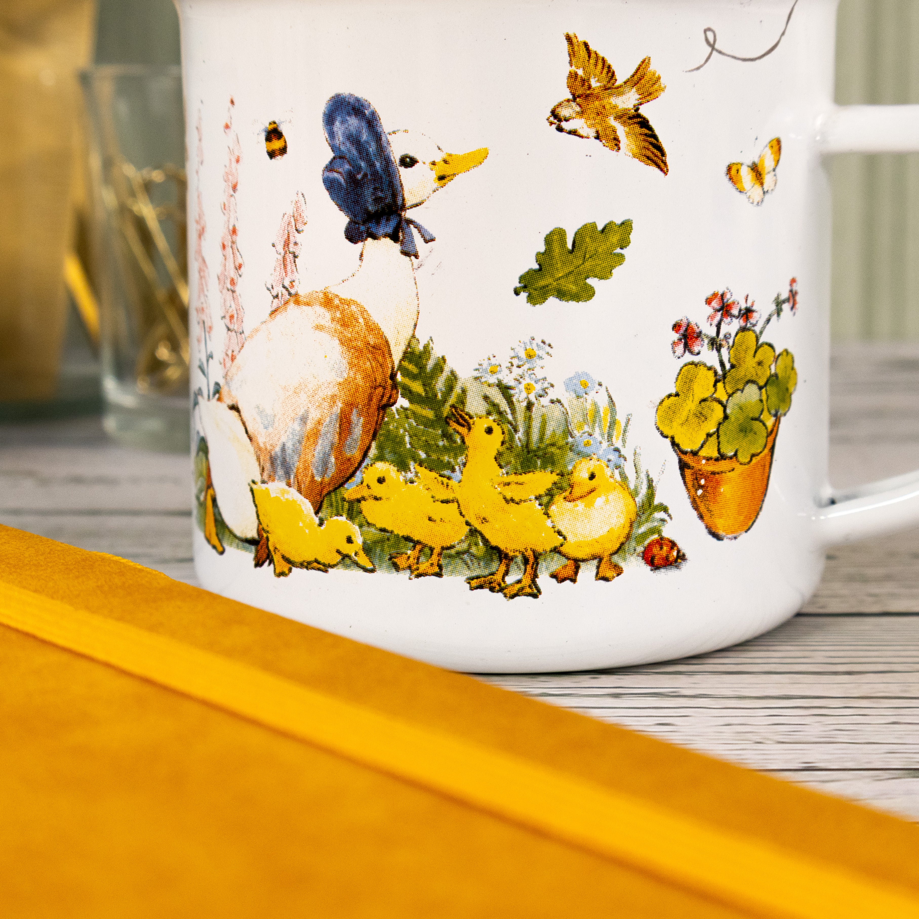 Jemima Puddle-Duck Enamel Mug - Classic Beatrix Potter Camping Mug