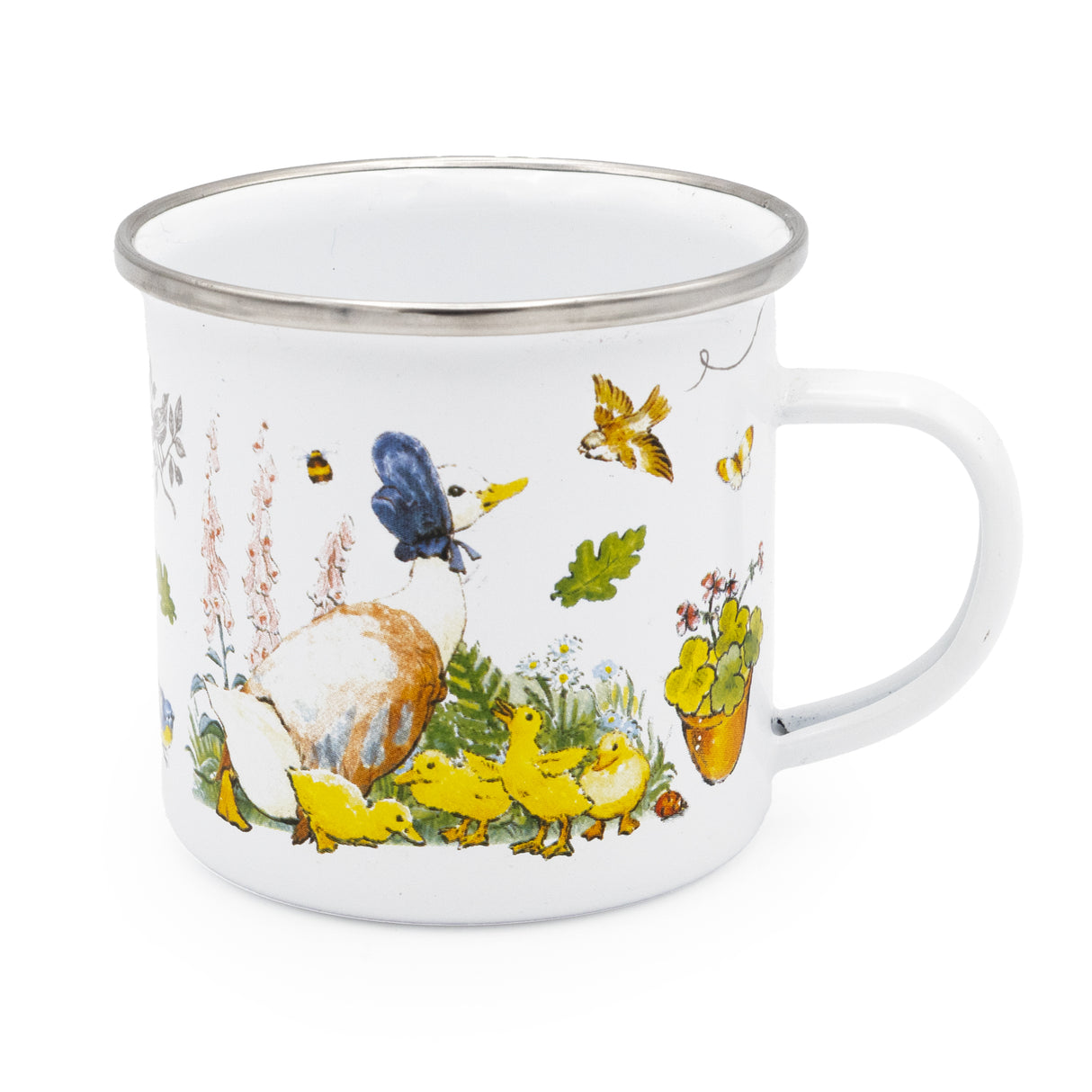 Jemima Puddle-Duck Enamel Mug - Classic Beatrix Potter Design