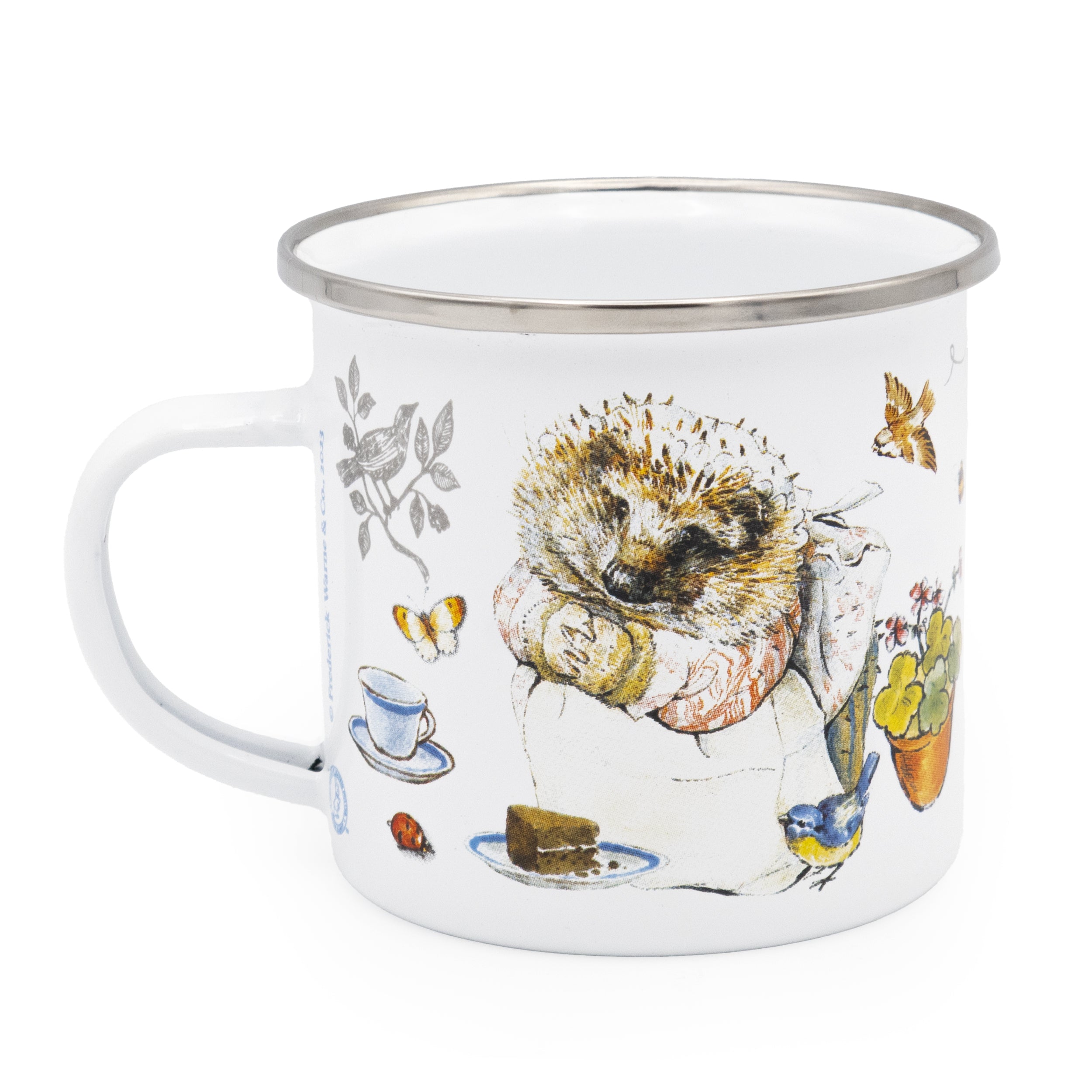 Mrs. Tiggy-Winkle Enamel Mug - Classic Beatrix Potter Camping Mug