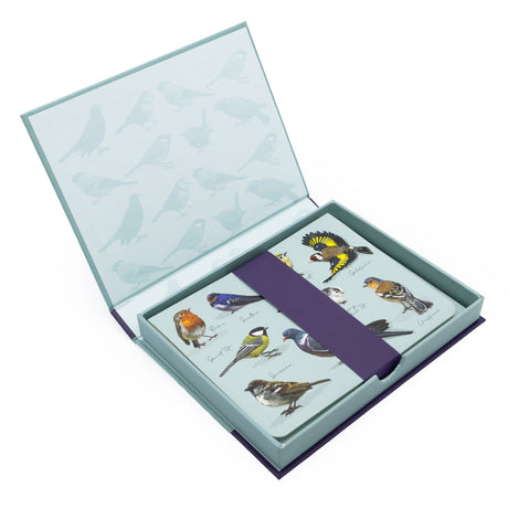 Patricia MacCarthy Notecards and Envelope Set - Birds Design