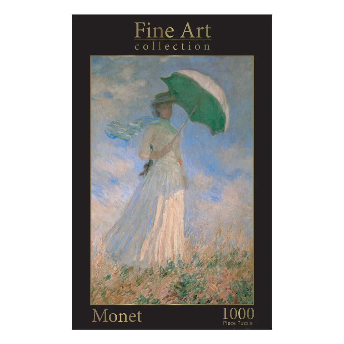 Monet Woman with Parasol – 1000 Piece Puzzle