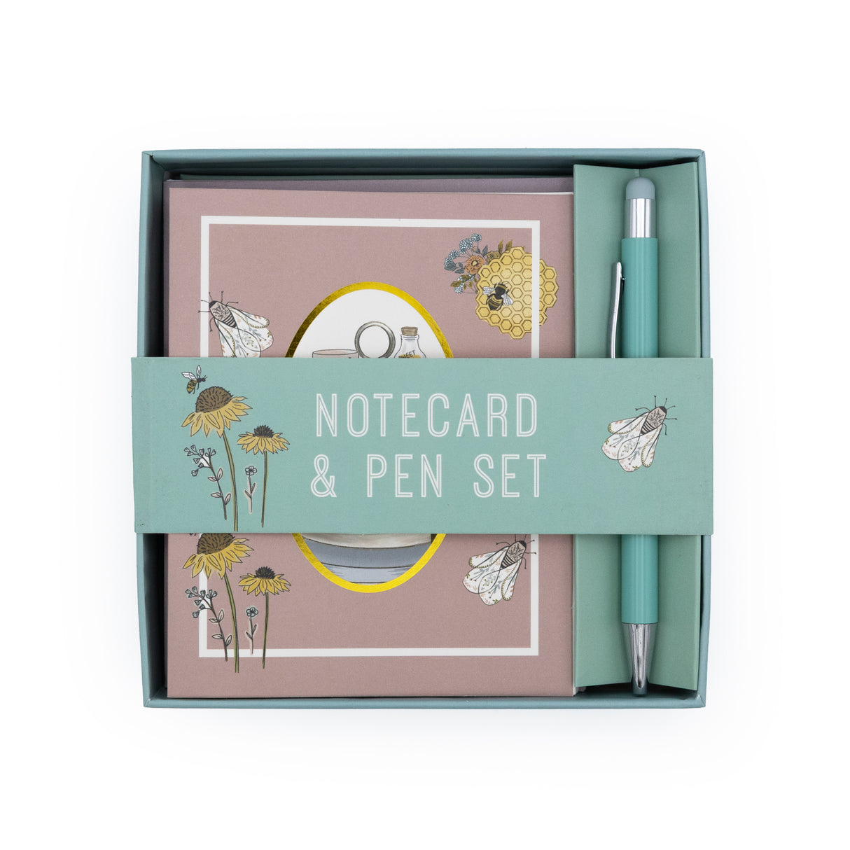 Bee Yourself Notecards, Envelopes & Pen Set