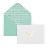 12 Notecards and Envelopes in Gift Box - “Hello You” Dachshund Design